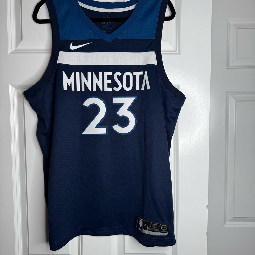 Nike Minnesota Timberwolves Basketball Jersey - Navy and White